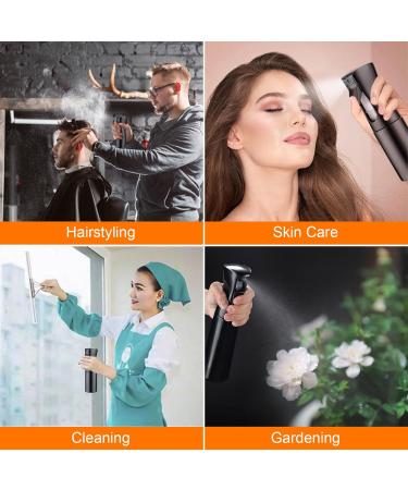 Grifema Ultra Fine Spray Bottle 200ml for Hair & Plants | Black Salon Accessories | GE2001B-200B - Buy Online on GoSupps.com
