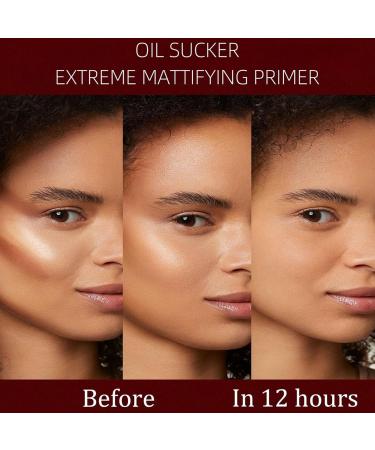 blmcoos Oil Sucker Primer Makeup Pore Refiner Primer Mattifying Primer for Oily Skin Waterproof & Sweatproof Makeup Base Alkaline Formula for Instant Pore Tightening 1 - Buy Online on GoSupps.com