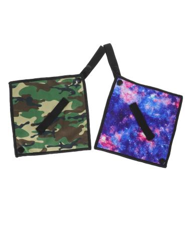 Foytoki 2 pieces female pee cloth ladies camping accessories reusable towels suckable pipi cloth toilet cloth soft lobes soft reusable rag outdoor