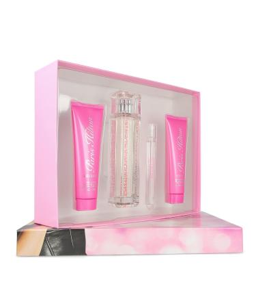 Paris Hilton Heiress 4 Piece Gift Set - 3.4 Oz Eau De Parfum Spray 0.34 Oz Eau De Parfum Spray 3.0 Oz Body Lotion 3.0 Oz Shower Gel | Fragrance For Women - Buy Online on GoSupps.com