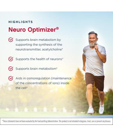 Jarrow Formulas Neuro Optimizer - 120 Capsules (Pack of 2) - Brain Health Antioxidant Support 7 Neuro Nutrients Gluten Free - 60 Servings - International Shipping Available - Buy Online on GoSupps.com
