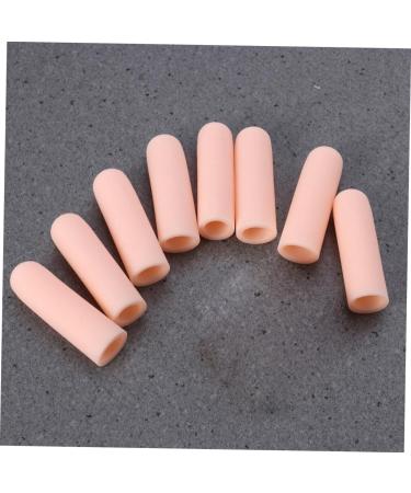 Hemoton 8 Pcs Toe Sleeve Toe Protector Set - Corn Covers, Thumb Protector, Pain Relief, Thin Section Toe Cap - Beige Finger Tips Cot - Buy Online on GoSupps.com