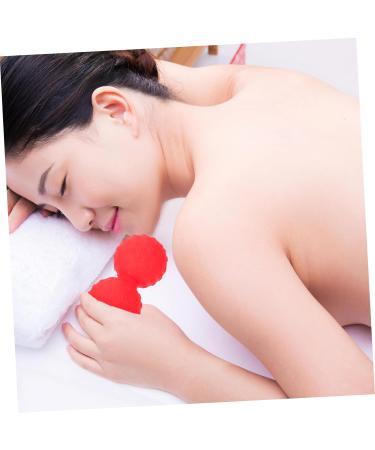 Buy Homsfou Yoga Massage Ball - Fascia Muscle Roller for Hand & Foot - Red 12x6.3cm - International Shipping Available - Buy Online on GoSupps.com