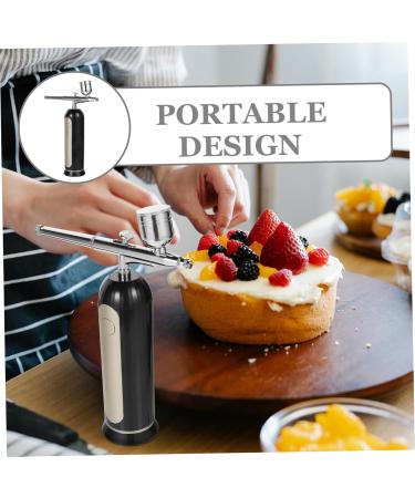 PAMINGONO 1 Set Spray Hydrating Apparatus Cake Decorating Kit Makeup Kit Nail Kit Black Aluminum Alloy 19.00X15.50X4.50CM Black - Buy Online on GoSupps.com