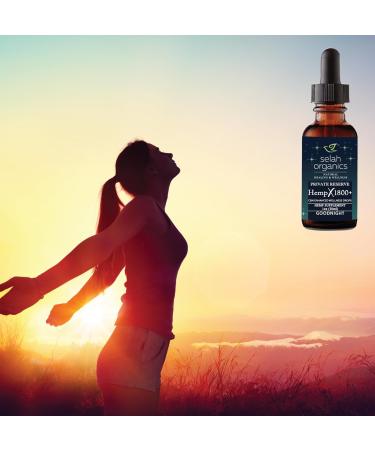 1800mg Goodnight Sleep CBN Wellness Drops - Cherry Flavor for Rest & Relaxation | Joint & Muscle Support - Organic MCT Oil - Selah Organics - Buy Online on GoSupps.com