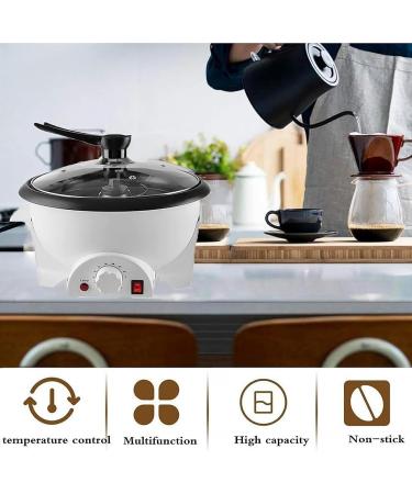 Home Coffee Roaster 1200W Electric Coffee Roaster For Coffee Beans Nuts Peanuts Cashews Chestnuts 0-240 C Non-stick Coating Coffee Roaster Shop/Home Red - Buy Online on GoSupps.com