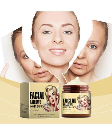 Mikabila (04)120g*2 Beef Tallow Cream for Skin Care Beef Tallow Honey Moisturizer Anti-aging Soft Skin Brightening Facial Cleanser Moisturizes Lightens Spots Face & Body Whipped Moisturiser - Buy Online on GoSupps.com