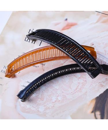 Banana Clips Hair Clincher Combs - Pack of 6 Vintage Large Hair Clips for Thick & Fine Hair Women - Buy Online on GoSupps.com