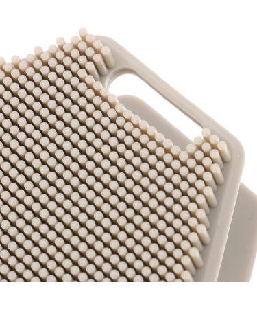 minkissy Silicone Face Scrubber Double Sided Face Cleansing Brush Manual Skin Care Face Exfoliator for Women Men Grey - Buy Online on GoSupps.com