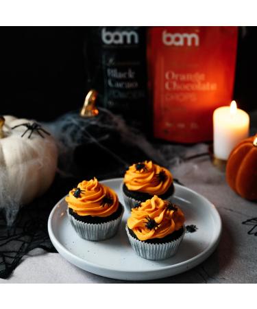 BAM Orange Chocolate Drops Callets Melting Nuggets Home And Professional Baking Orange Taste 250g - Buy Online on GoSupps.com