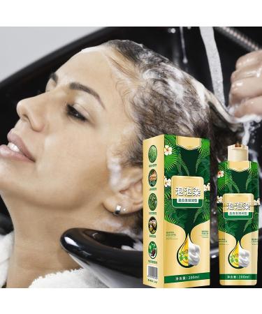  Sirseon Bubble Hair Color Shampoo 300ml | Instant color cream for natural-looking hair coloring | Easy to use and wash out | For women and men at home in - Buy Online on GoSupps.com