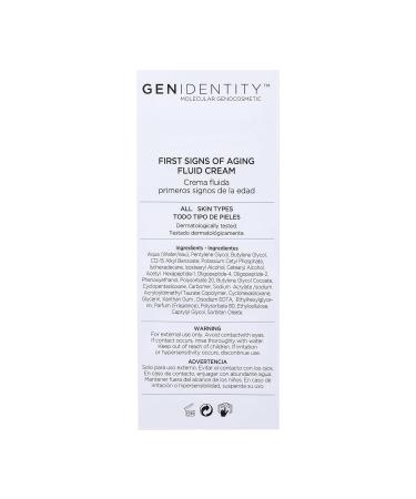 Gen Identity Anti-Aging Fluid Cream - Hydrating Facial Moisturizer - Ultra-Concentrated Face Moisturizer - Face Lotion for All Skin Types - 1.7 oz - Buy Online on GoSupps.com