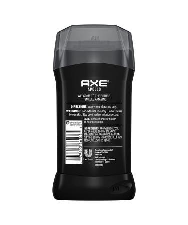 AXE Apollo Deodorant Stick - Long Lasting Odor Protection, Sage & Cedarwood, Aluminum Free, 3oz (4 Count) - Buy Online on GoSupps.com