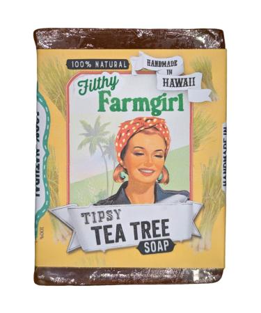 Tipsy Tea Tree Soap Bar Yellow 5 Ounce 1 Count