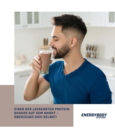 Energybody Mega Protein Powder Tiramisu - 25g Multi-Component Casein & Whey Protein Premium Protein Supplement for Optimal Muscle Growth - Buy Online on GoSupps.com