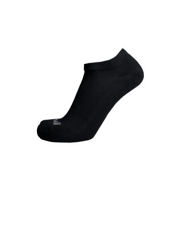 Diabetic no Show Low Cut Non Binding Loose fit Socks for Women - (9-11 Black)