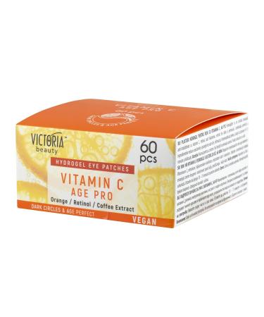 Victoria Beauty 60 Pads Eye Patches with Vitamin C - Brightening Under Eye Cooling Pads for Dark Circles | International Shipping - Buy Online on GoSupps.com