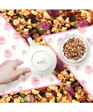 Plant Poison Fantasy France - Luxury Loose Leaf Tea (Apple Grape Orange Peel Roselle Red Rose) 70g | Hot & Iced Mixed Fruit Flavor - Buy Online on GoSupps.com