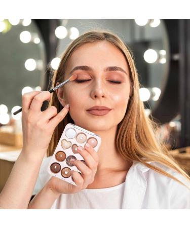 Matte Glitter Eyeshadow Palette Newest Matte Makeup Eyeshadow Palle | 12 Colors Eye Make-up Palette Natural Colors Make Up Eye Shadows #03 - Buy Online on GoSupps.com