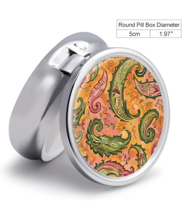 Portable 3 Compartment Pill Box | Yellow Tone Travel Pill Organizer for Purse & Pocket - Buy Online on GoSupps.com