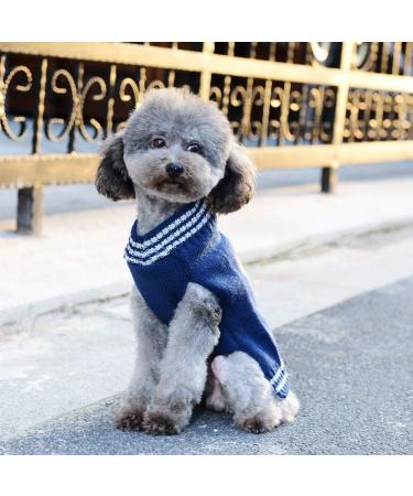 Hrttsy Christmas Dog Sweater | Winter Warm Pullover for Small & Medium Dogs | Cute Pet Costume & Coat for Big Dogs - X-Small Naval Fox - Buy Online on GoSupps.com