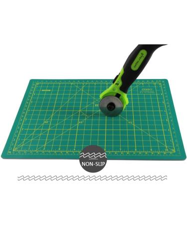 ZERRO Self Healing Rotary Cutting Mat - Professional 12x9 inch Double-Sided Non-Slip Mat for Quilting, Sewing, Crafts Projects - A4 Size - Buy Online on GoSupps.com