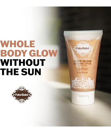 Fake Bake Bronzy Babe Body Glow Tinted Moisturizer - 2oz | Vegan Formula Skincare for Women & Men - Buy Online on GoSupps.com