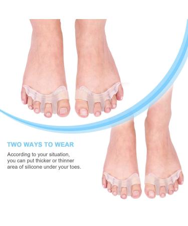 Gel Toe Separators - Toe Spacers for Men and Women - Easy Wear in Shoes - Buy Online on GoSupps.com