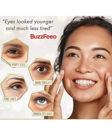 24k Gold Eye Treatment Masks with Collagen - Revitalize & Rejuvenate Your Eyes | International Shipping Available - Buy Online on GoSupps.com