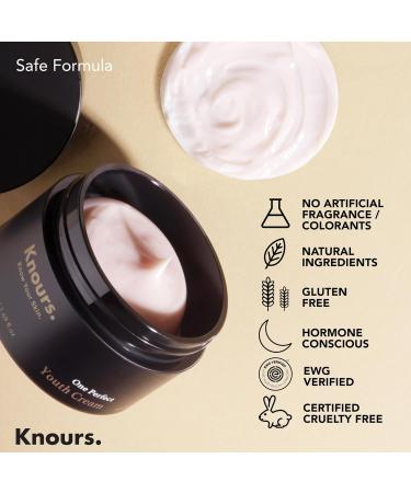 Korean One Perfect Youth Cream | Women's Wellness | Niacinamide + Shea Butter | Clean Beauty | Sensitive Dull Aging Skin | 50ml/1.69oz 1.69 Fl Oz (Pack of 1) - Buy Online on GoSupps.com