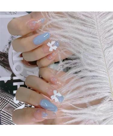 Bling Press on Nails Luxury Reusable Finish Fake Nails Handmade Nail Art with Design by Licensed Manicurist (XL A) (A M) - Buy Online on GoSupps.com