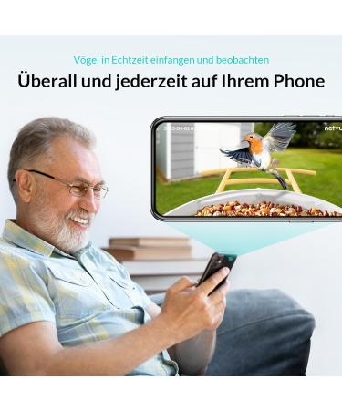 Birdfy Bird Feeder with Camera - AI Detection Video Recording & Solar Powered - Ideal for Wild Bird Feeding - Buy Online on GoSupps.com