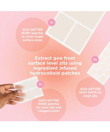 ZitSticka Sucks to be Goo Hydrocolloid Pimple Patches - 23 Count Acne Treatment with Salicylic Acid Niacinamide & Tea Tree | International Shipping Available - Buy Online on GoSupps.com