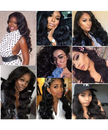 10A Brazilian Virgin Body Wave Hair Bundles - 16 18 20 Inch - 100% Unprocessed Human Hair Extensions - Natural Black - 3 Bundles - Buy Online on GoSupps.com