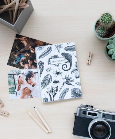 Grupo Erik Official Tropical BW 6x4 Photo Album - 36 Pockets - Black and White Family & Friend Gifts - Buy Online on GoSupps.com