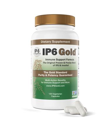 IP-6 International IP6 Gold Immune Support Formula 120 Vegetarian Capsules