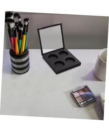FRCOLOR 10 Pcs Eye Shadow Blank as Blush Box - Travel-Friendly Cosmetic Organizer (10x9cm) - Black - Buy Online on GoSupps.com