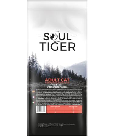 The Soul of the Tiger - Croquettes for neutered adult cats with a delicate grain-free formula salmon and potato flavor - Buy Online on GoSupps.com