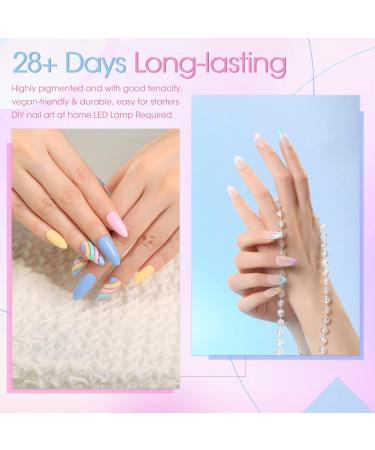 Perfect Summer Makron Jelly Gel Nail Polish Set - 12 Colors Transparent Soak Off Nail Gel for Manicure Salon 12ml - Buy Online on GoSupps.com