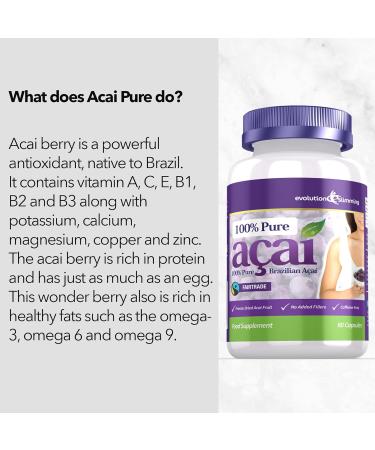 Evolution Slimming 700mg Pure Acai Berry: Boost Your Health Naturally - Buy Online on GoSupps.com