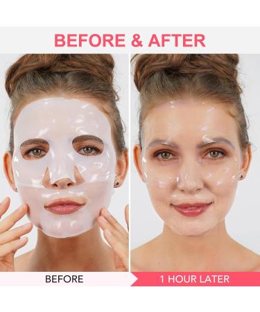  SONGVISON 4PCS collagen night mask collagen gelatin cream hydrols-collagen mask elasticity and hydration pore strengthening smoothing and firming - Buy Online on GoSupps.com