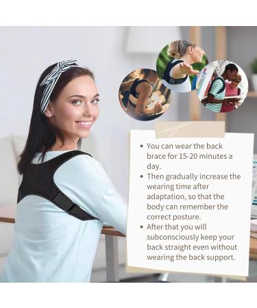 Posture Corrector for Women and Men Back Brace Posture Corrector Back Brace for Men Lower Back Back Support Breathable Shoulder Brace Back Pain Relief Back Straightener Back Brace for Posture normal One Size - Buy Online on GoSupps.com