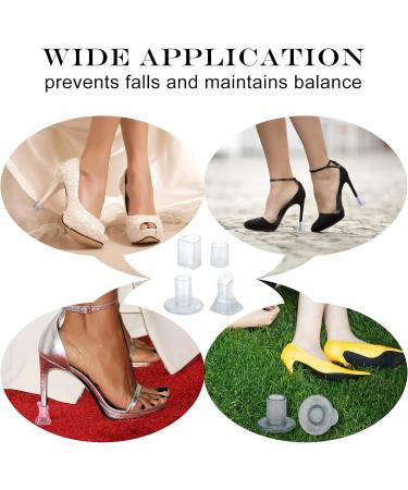 OOTSR 13 Pairs Clear Heel Stoppers - Heel Protectors for High Heels on Grass, Uneven Floors, Weddings & Outdoor Events - Buy Online on GoSupps.com