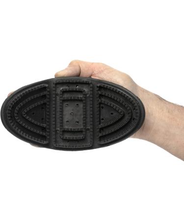 LeMieux Flexi Curry Comb for Horses - Black - Ergonomic Shape - Flexible - One Size One Size Black - Buy Online on GoSupps.com