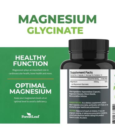 ForestLeaf Riboflavin & Magnesium Migraine Supplement - Riboflavin 400mg for Headache Relief - Ultimate Magnesium Glycinate Bundle with B2 Vitamin 400mg for Headache Migraine Relief Capsules - Buy Online on GoSupps.com
