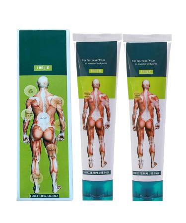 CapsaCare Neuropathy Relief Cream Suitable for Feet Hands Legs Joints Waist Neck Shoulder Knees Muscles Nerve Cream with Natural Ingredients and Fast Absorbing 100g 2PCS