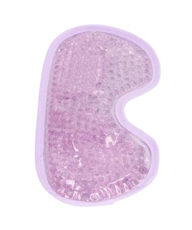 Masque rafra chissant pour les yeux couverture en gel dos en peluche compresse chaude pour salle de bain (violet fonc Violet Intense