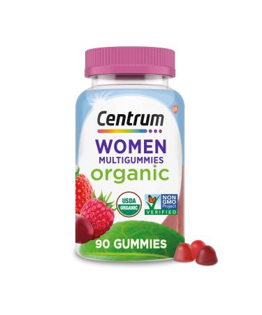 Centrum Women's Multivitamin Gummies Organic for Immune Support - 90 Gummies