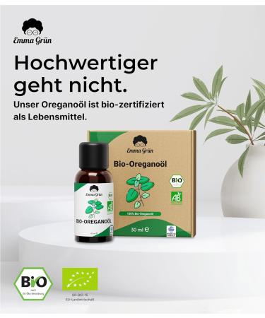 EMMA Gr n Bio Oregano Oil - 100% Pure Essential Oil from Greece | Food Grade & Versatile | Premium Aroma for Health & Wellness - Buy Online on GoSupps.com