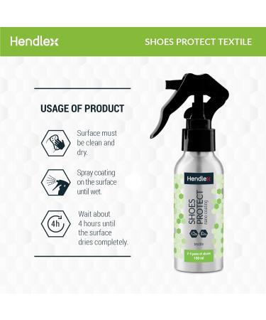 Hendlex Nano Suede Protector Spray - 100ml | Waterproof Spray for Shoes, Boots, and Sneakers | Up to 6 Months Protection - Buy Online on GoSupps.com